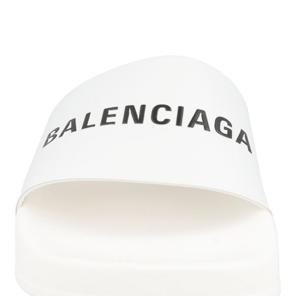 Balenciaga Logo Pool Slides （Kids） — Designer Logo Pool Slides