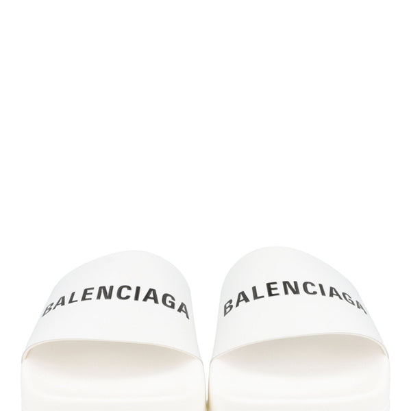Balenciaga Logo Pool Slides （Kids） — Designer Logo Pool Slides