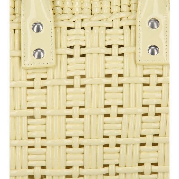 Balenciaga Bistro XS Basket With Strap Womens 6713422-IE3Y-7408 | Woven Luxury Basket Bag