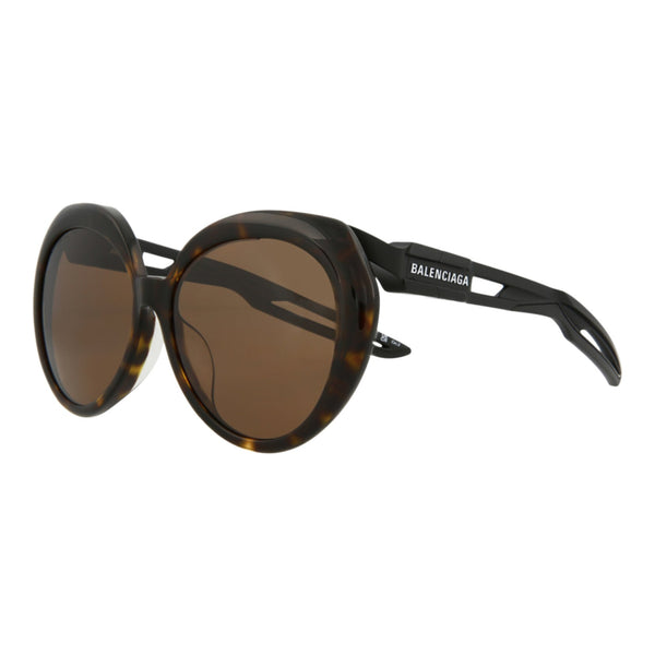 Balenciaga Round-Frame Acetate Sunglasses Womens BB0024SA-30007767-001 — Designer Fashion Sunglasses