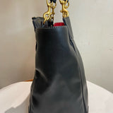 Chloe authentic luxury handbag Black leather craftsmanship