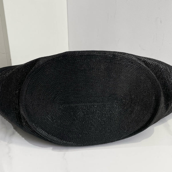 Balenciaga Basket Tote XL Black Straw Bag | Woven Luxury Basket Bag