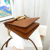 Luxventoria elegant leather Handbag top view