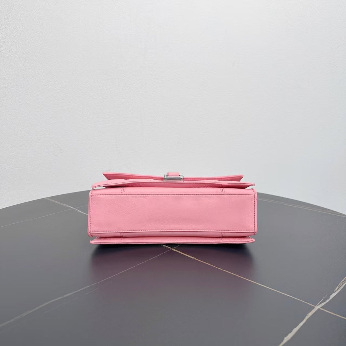 Balenciaga Le Cagole Pink Shoulder Bag | Studded Leather Shoulder Bag