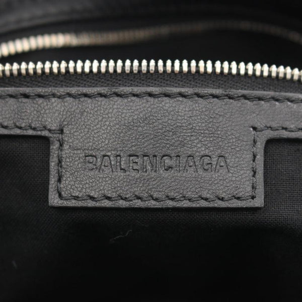 Balenciaga Neo Cagoule Tote M Handbag Black Leather | Designer Luxury Handbag