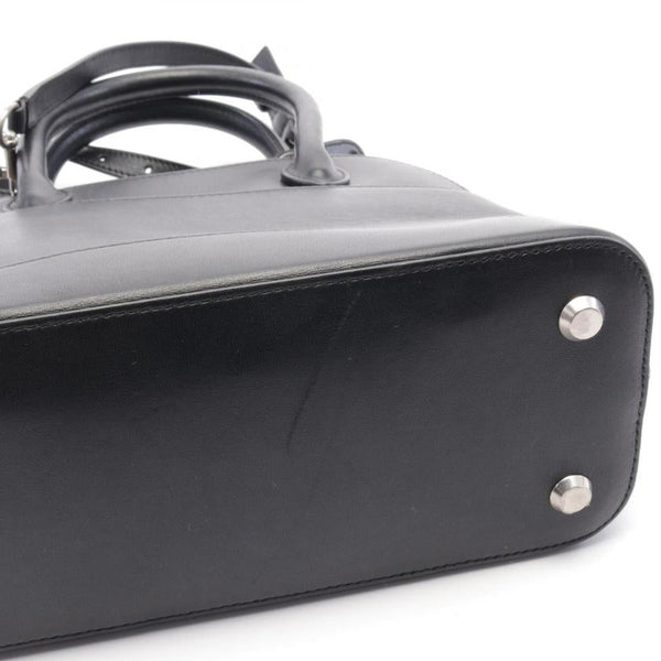 Balenciaga Ville TOP Handle S I LOVE Techno Handbag Leather Black | Designer Luxury Handbag