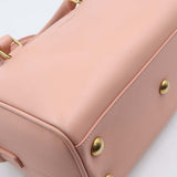 Close-up of Baby bags hardware and fine stitching