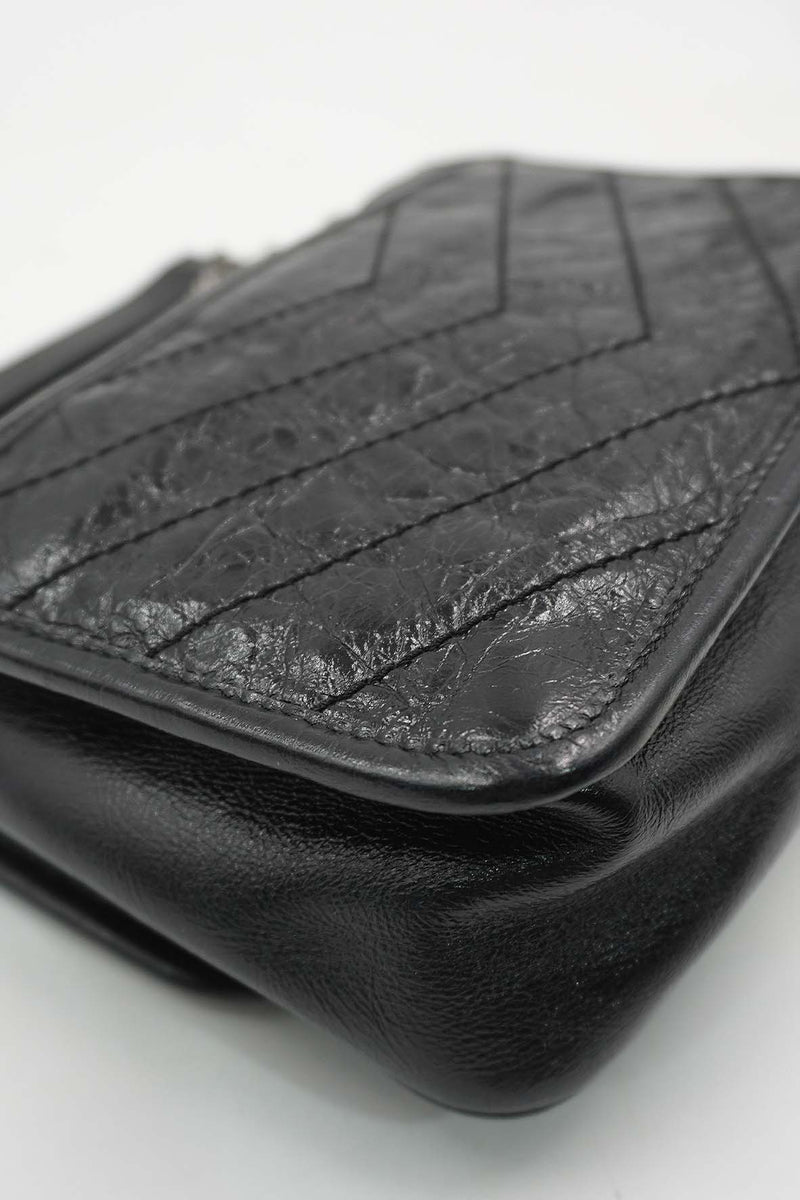 Close-up of Baby bags hardware and fine stitching