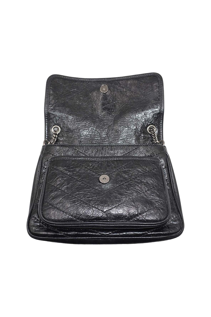 Saint Laurent Accessories? Saint Laurent Baby Niki Crinkle Black Luxury Designer Fashion Accessory