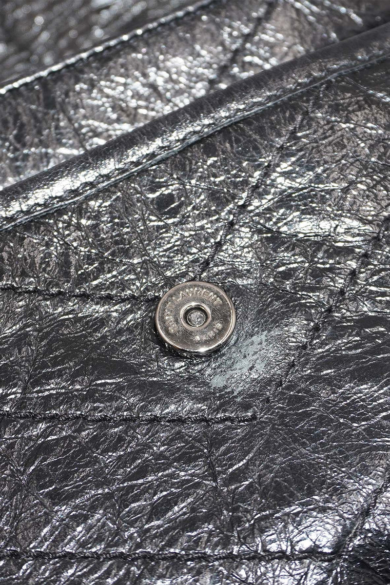 Close-up of Baby bags hardware and fine stitching