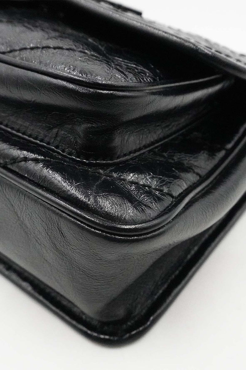 Saint Laurent Accessories- Saint Laurent Baby Niki Crinkle Black Premium Everyday Designer Accessory