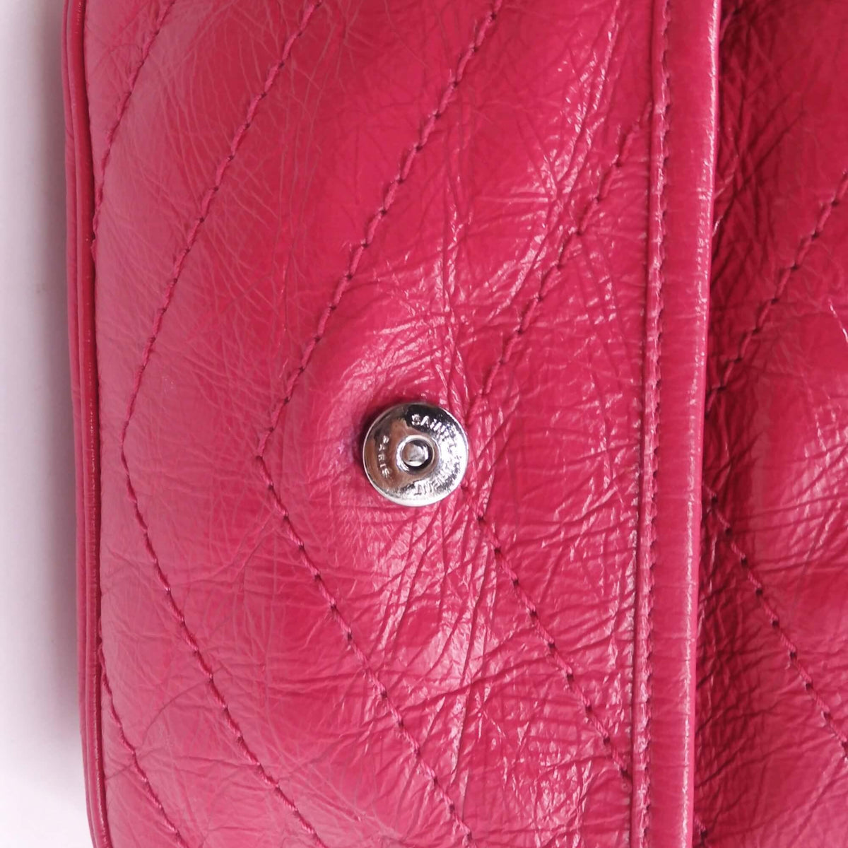 Saint Laurent Bags? Saint Laurent Baby Niki Crinkle Fuchsia Premium Designer Shoulder Bag
