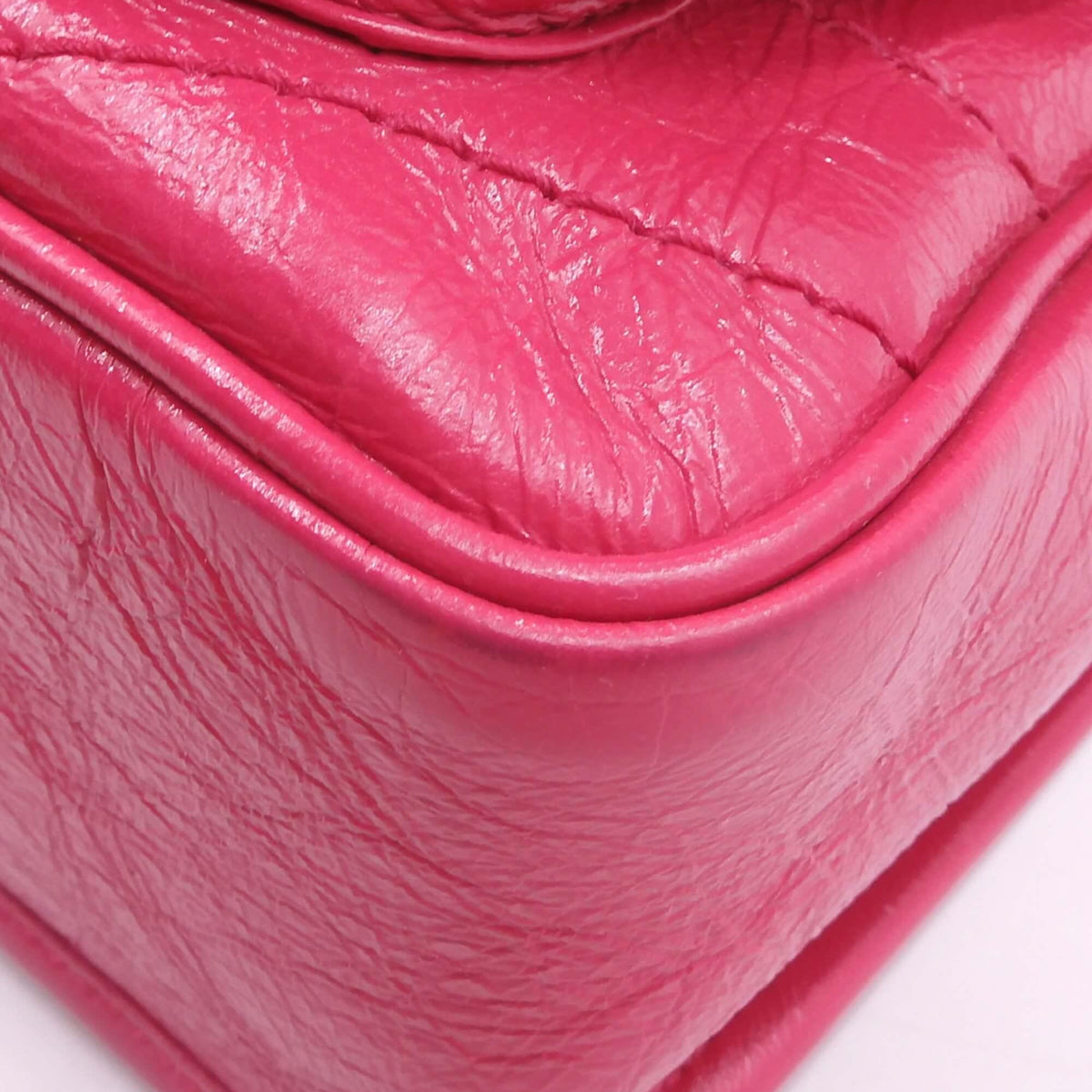 Saint Laurent Bags? Saint Laurent Baby Niki Crinkle Fuchsia Premium Designer Shoulder Bag
