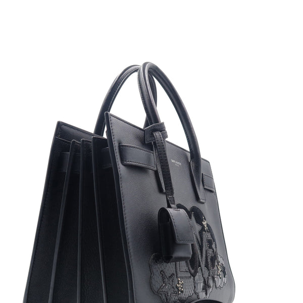 Bags? Baby Sac de Jour Love in Grained Leather Black Luxury Designer Leather Handbag