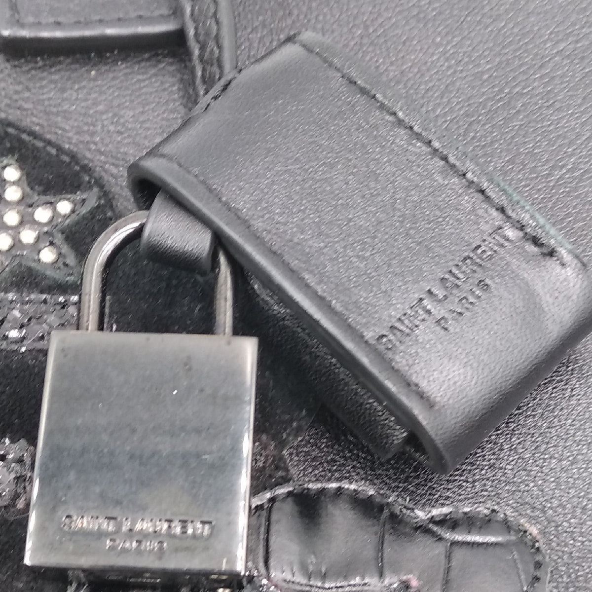 Bags? Baby Sac de Jour Love in Grained Leather Black Luxury Designer Leather Handbag