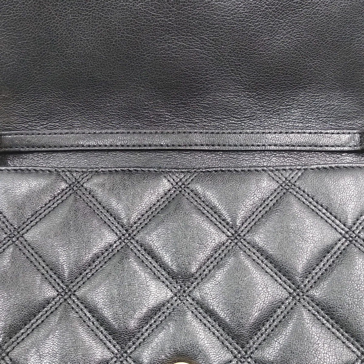Saint Laurent Wallets? Saint Laurent Becky Diamond-Quilted Chain Wallet Black Compact Luxury Card Wallet