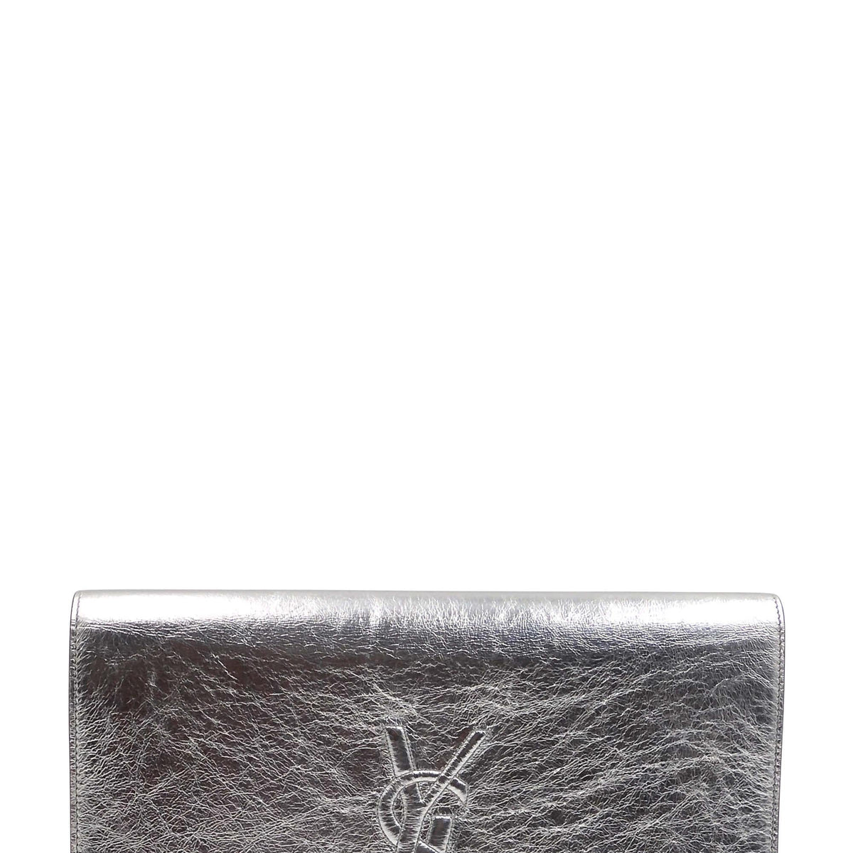Saint Laurent Bags? Saint Laurent Belle De Jour Clutch Silver Premium Designer Shoulder Bag