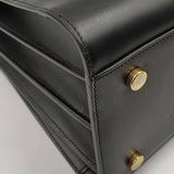 Close-up of Classic bags hardware and fine stitching