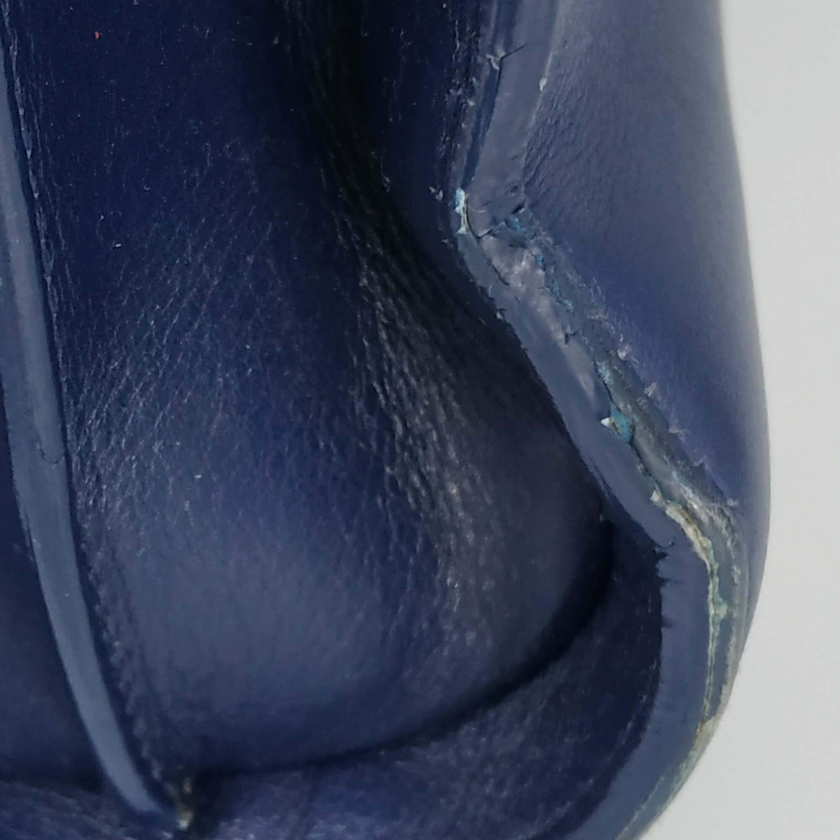 Close-up of Classic bags hardware and fine stitching
