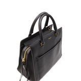 Close-up of Eastside bags hardware and fine stitching