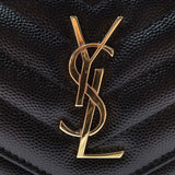 Close-up of Envelope bags hardware and fine stitching