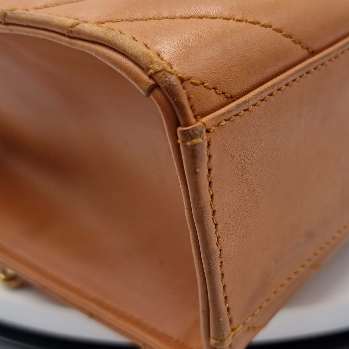 Large premium bags detail and craftsmanship close-up