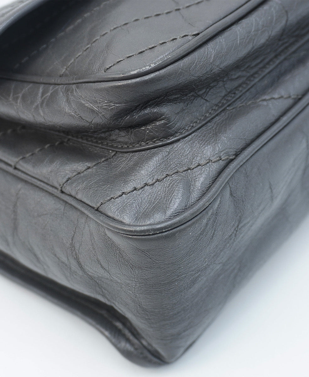 Large premium bags detail and craftsmanship close-up