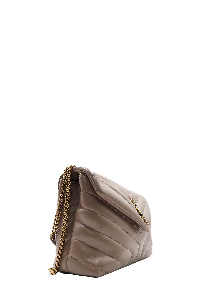 Close-up of Loulou bags hardware and fine stitching