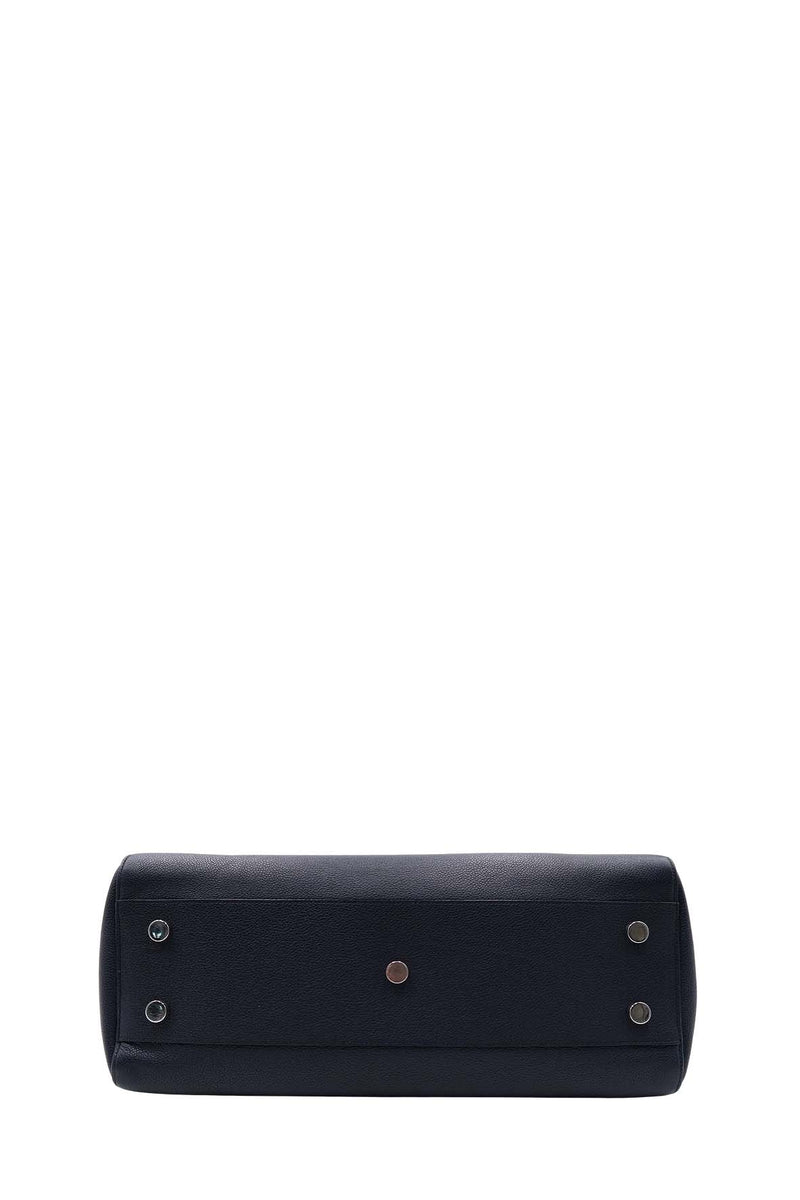 Close-up of Medium bags hardware and fine stitching