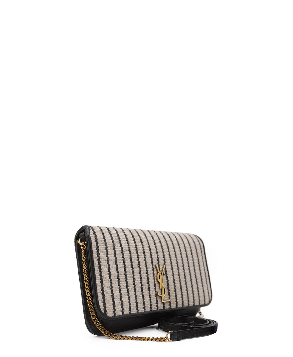 Monogram premium bags detail and craftsmanship close-up