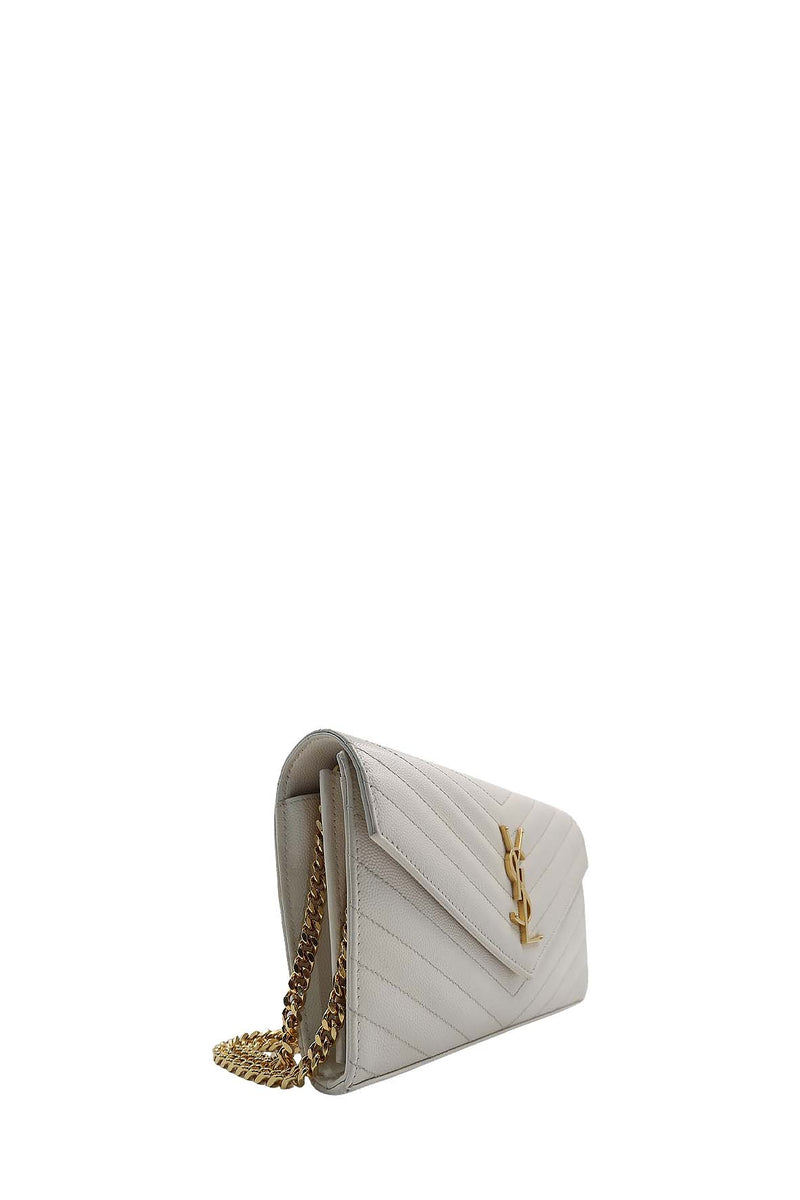 Close-up of Monogram bags hardware and fine stitching