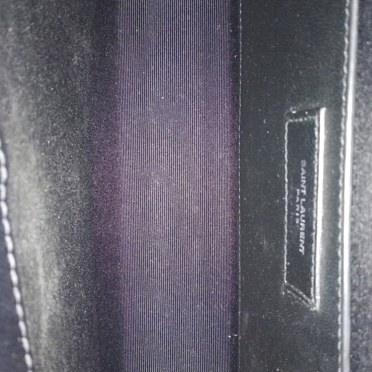 Monogram premium bags detail and craftsmanship close-up