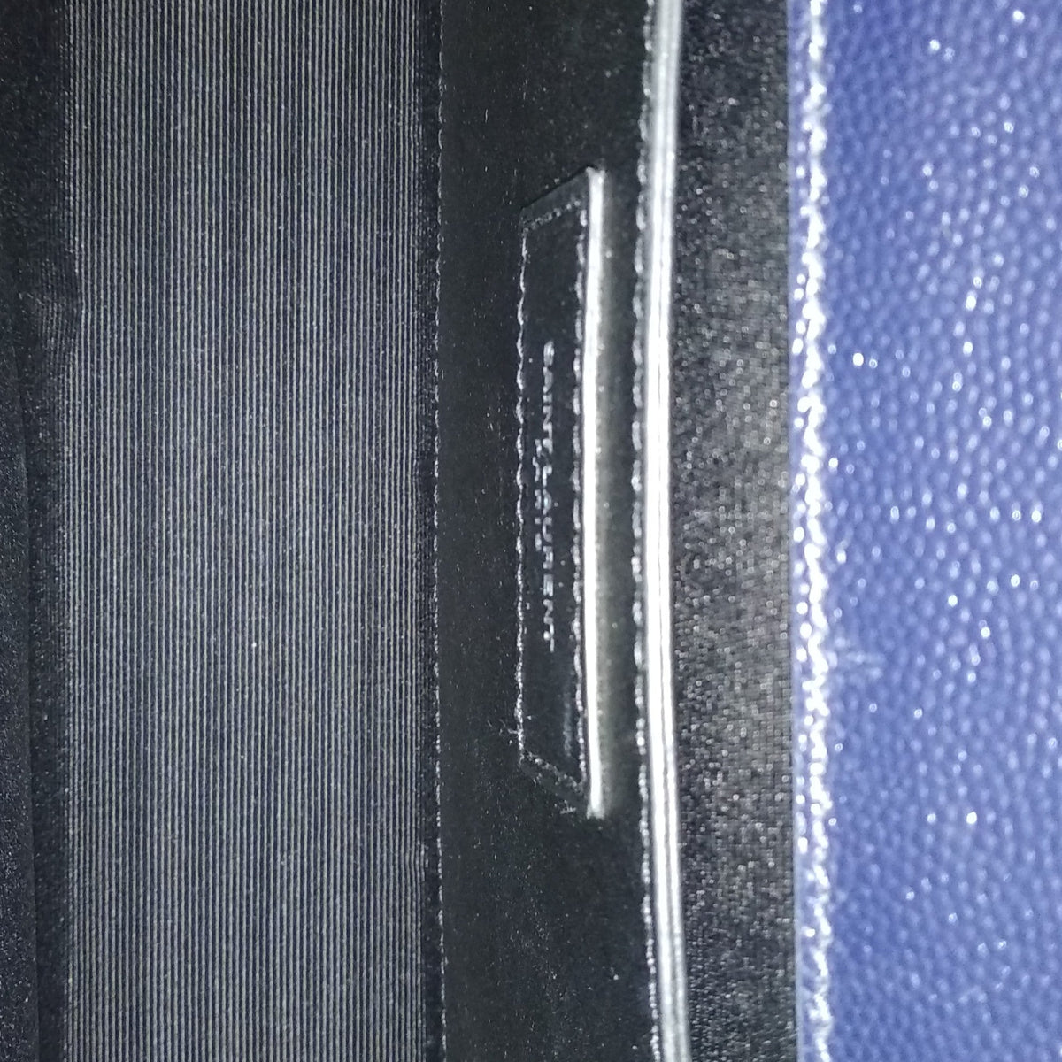 Monogram premium bags detail and craftsmanship close-up