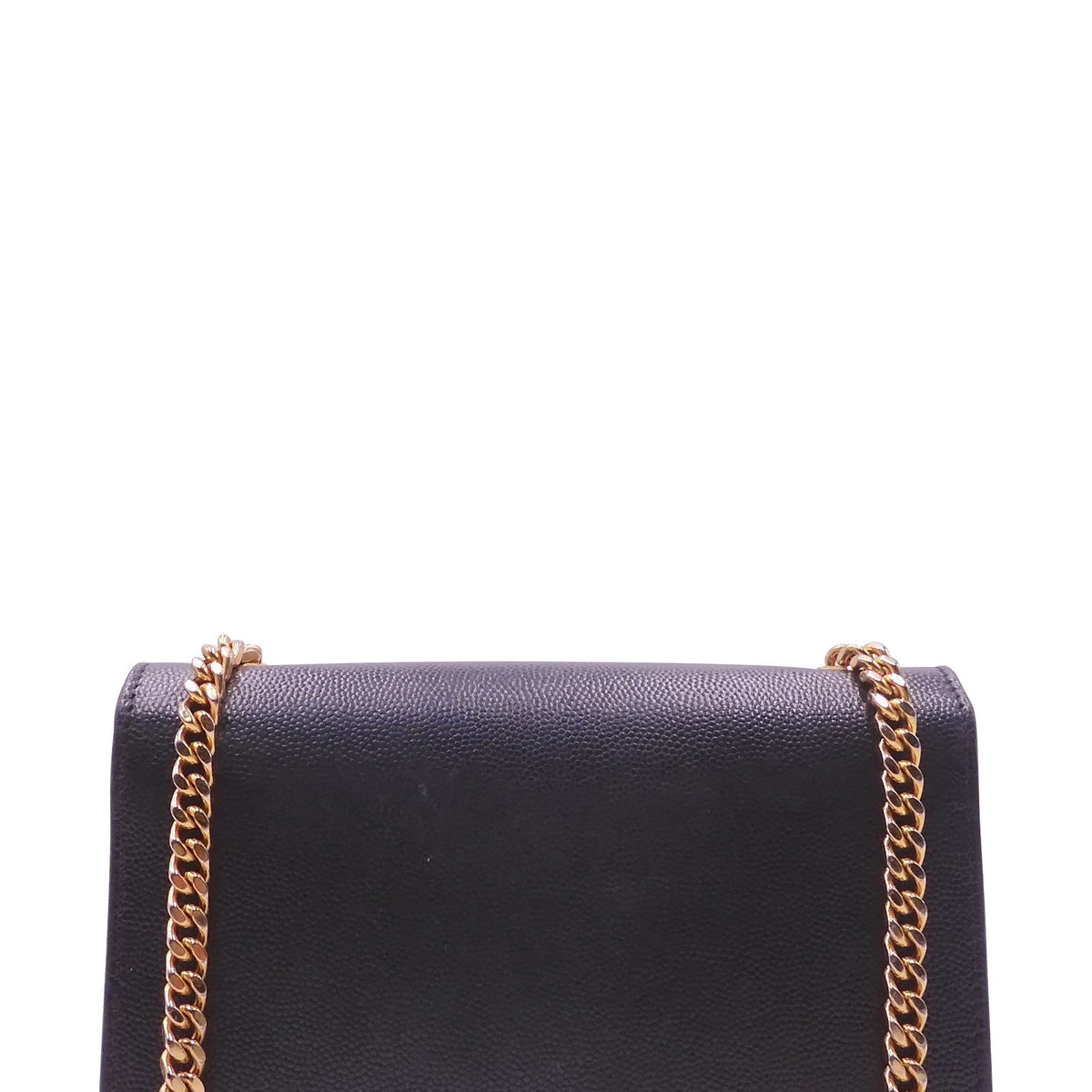 Close-up of Monogram bags hardware and fine stitching