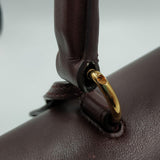 Close-up of Moujik bags hardware and fine stitching