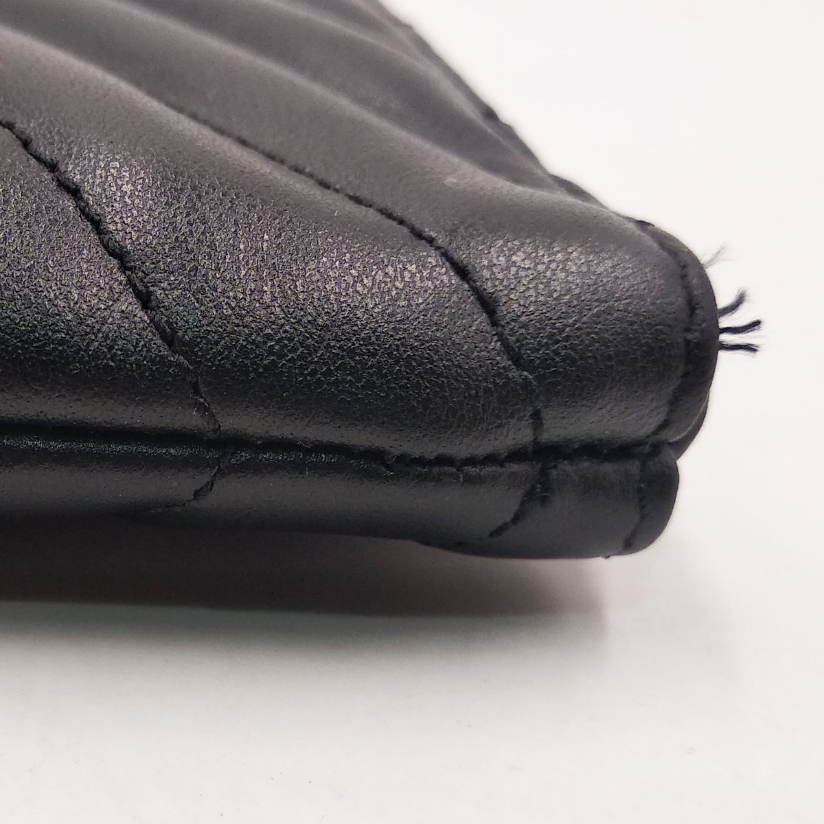 Close-up of New bags hardware and fine stitching