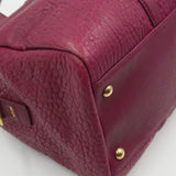 Pebbled premium bags detail and craftsmanship close-up