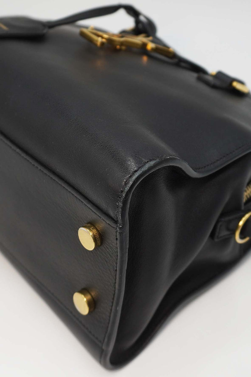 Saint Laurent Bags? Saint Laurent Baby Monogram Cabas Tote Black Premium Designer Shoulder Bag