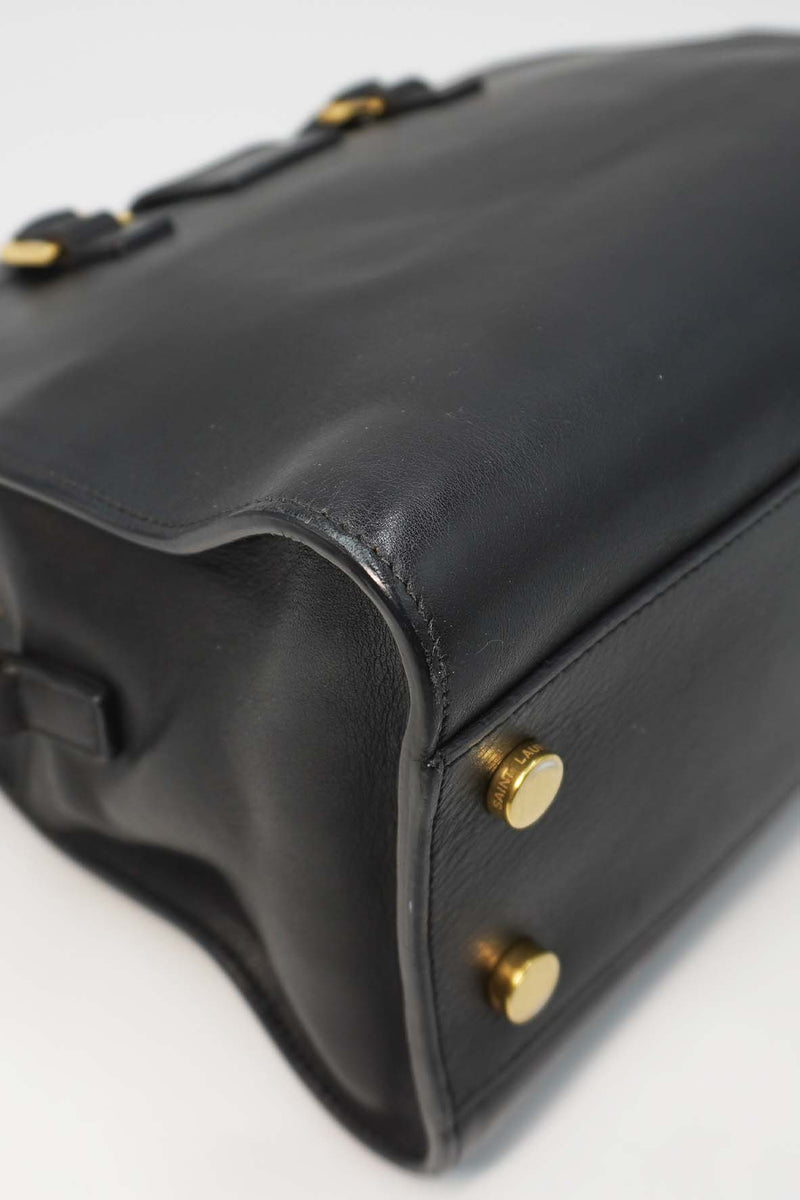 Saint Laurent Bags? Saint Laurent Baby Monogram Cabas Tote Black Premium Designer Shoulder Bag