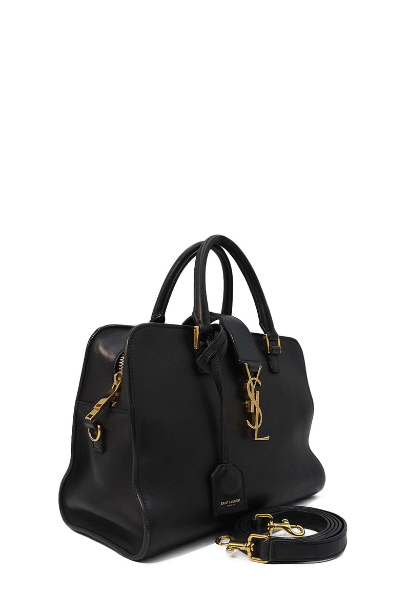Saint Laurent Bags? Saint Laurent Baby Monogram Cabas Tote Black Premium Designer Shoulder Bag