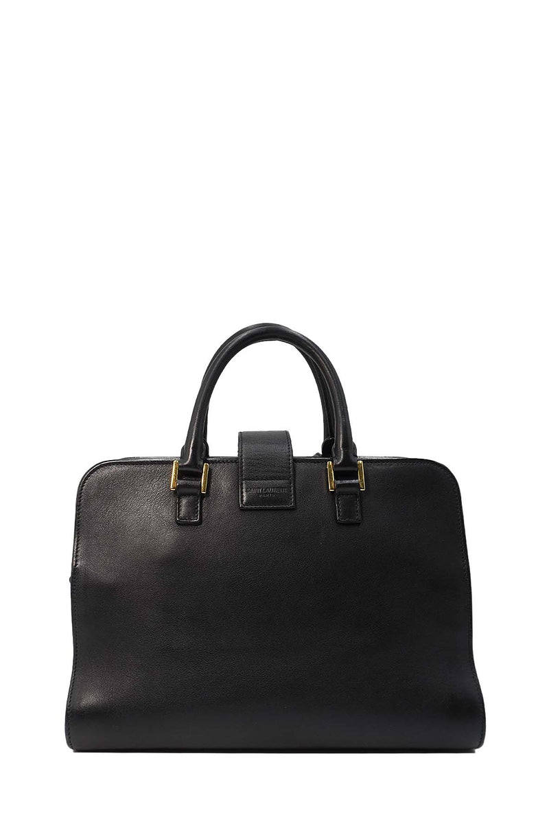 Saint Laurent Bags- Saint Laurent Baby Monogram Cabas Tote Black Luxury Designer Leather Handbag