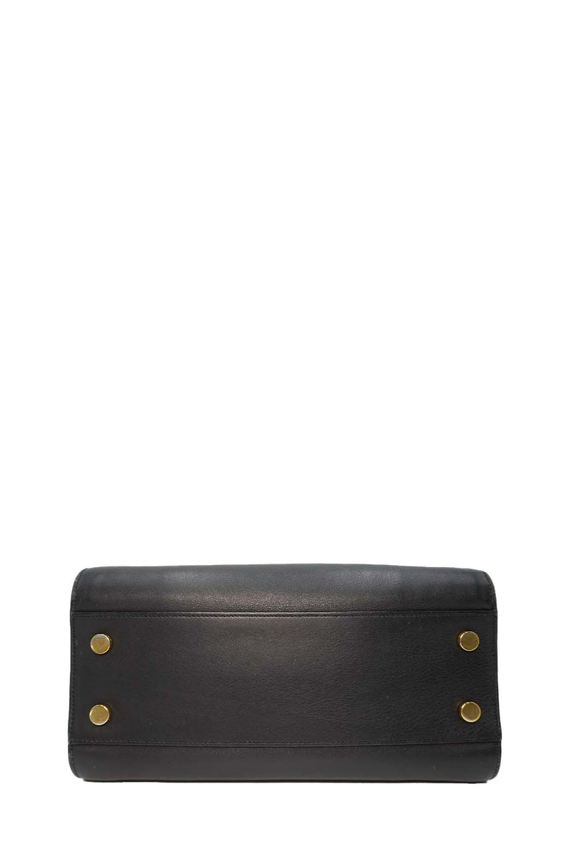 Saint Laurent Bags? Saint Laurent Baby Monogram Cabas Tote Black Premium Designer Shoulder Bag