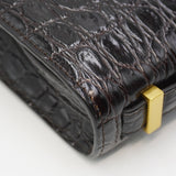 Croco bags side profile designer luxury fashion