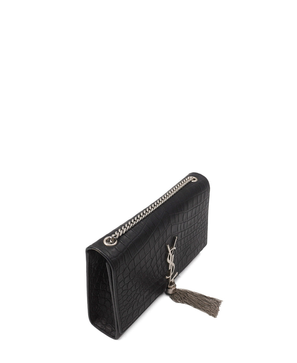 Close-up of Medium bags hardware and fine stitching