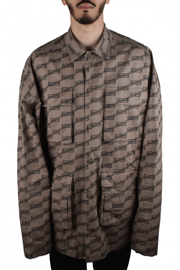Balenciaga Tops? Balenciaga Men Cargo Shirt Elegant Everyday Designer Top