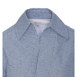 Close-up of Bottega Veneta tee shirts hardware and fine stitching