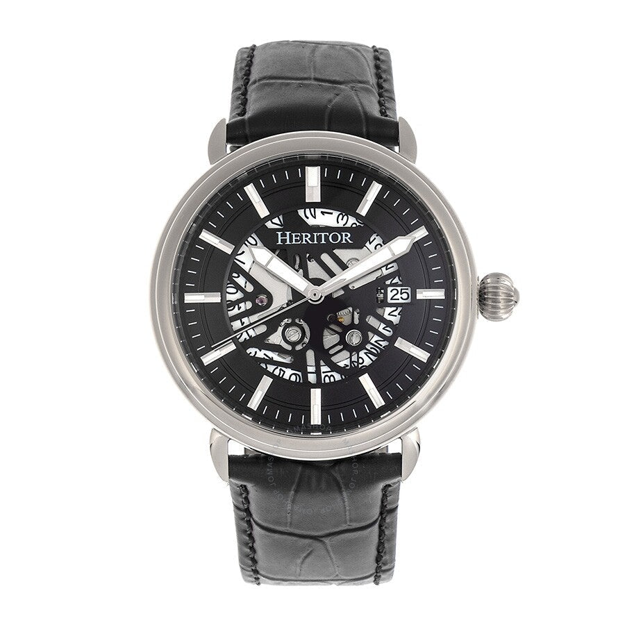 Full view of Heritor Automatic Mattias unisex watch