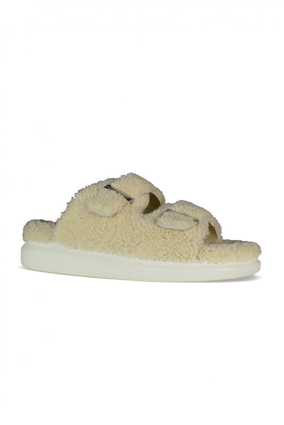 Alexander McQueen premium sandals detail and craftsmanship close-up