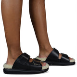 Alexander McQueen premium sandals detail and craftsmanship close-up