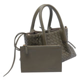 Close-up of Bottega Veneta totes hardware and fine stitching